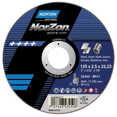 NORTON Norzon Quick Cut отрезные диски